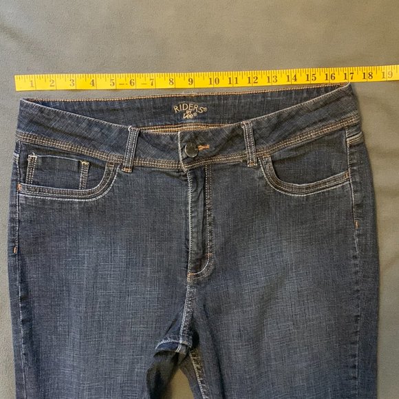 Riders By Lee Womens Blue Denim Medium Wash Jeans - Picture 4 of 6